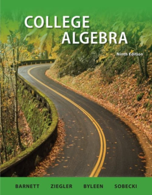 Book cover of: College Algebra