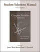 Book cover of: Student's Solutions Manual to accompany Complex Variables and Applications. By: James Brown
