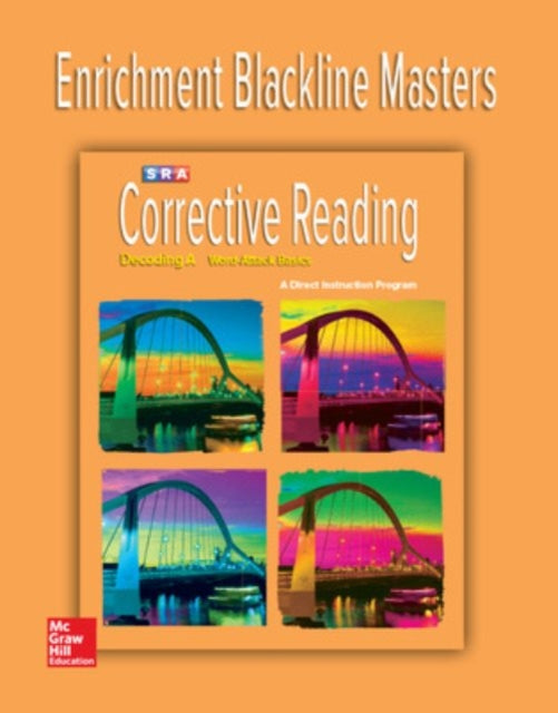 Book cover of: Corrective Reading Decoding Level A, Enrichment Blackline Master. By: McGraw Hill