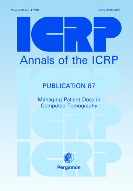 Book cover of: ICRP Publication 87. By: ICRP