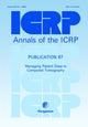 Book cover of: ICRP Publication 87. By: ICRP