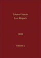 Book cover of: EGLR 2010 Volume 3. By: Hazel Marshall