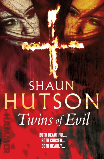 Book cover of: Twins of Evil. By: Shaun Hutson