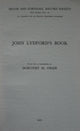 Book cover of: John Lydford's Book. By: Historical MSSCommission