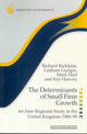 Book cover of: Determinants of Small Firm Growth. By: Barkham