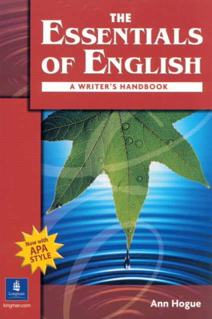 Book cover of: ESSENTIALS OF ENGLISH      N/E BOOK WITH APA STYLE  150090. By: Ann Hogue