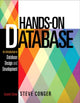 Book cover of: Hands-On Database. By: Steve Conger