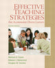 Book cover of: Effective Teaching Strategies that Accommodate Diverse Learners. By: Michael D. Coyne