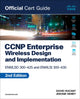 Book cover of: CCNP Enterprise Wireless Design ENWLSD 300-425 and Implementation ENWLSI 300-430 Official Cert Guide. By: JEROME HENRY