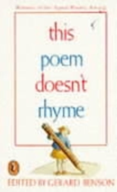Book cover of: This Poem Doesn't Rhyme. By: Gerard Benson
