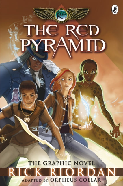 Book cover of: Red Pyramid: The Graphic Novel (The Kane Chronicles Book 1)
