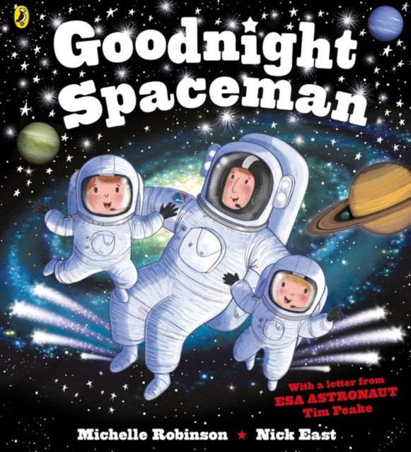 Book cover of: Goodnight Spaceman. By: Michelle Robinson