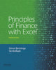 Book cover of: Principles of Finance with Excel. By: Simon Benninga