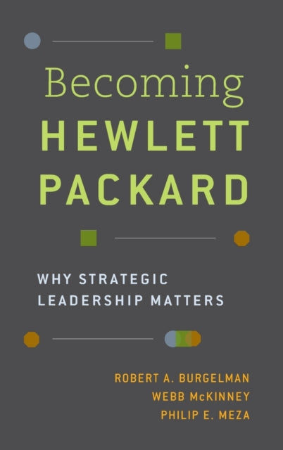 Book cover of: Becoming Hewlett Packard. By: Robert A. Burgelman