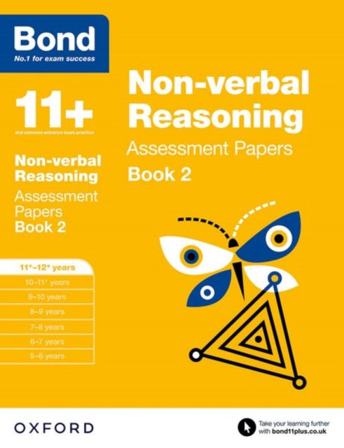 Book cover of: Bond 11+: Non-verbal Reasoning: Assessment Papers. By: Nic Morgan
