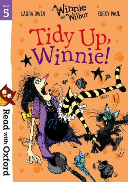 Book cover of: Read with Oxford: Stage 5: Winnie and Wilbur: Tidy Up, Winnie!. By: Laura Owen