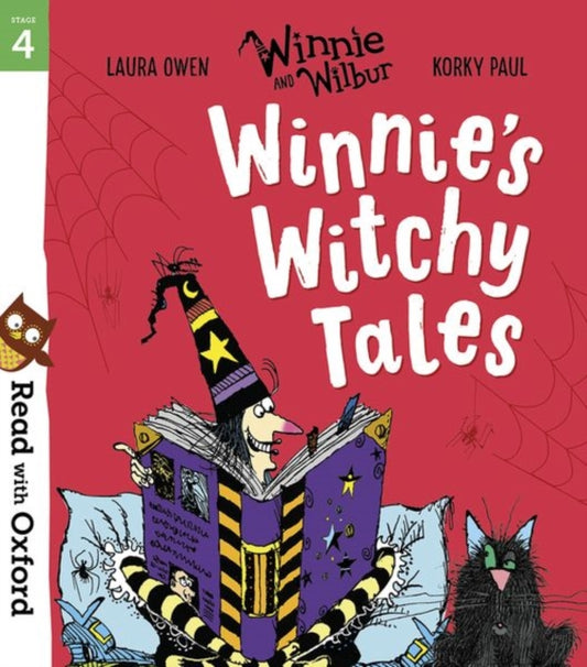 Book cover of: Read with Oxford: Stage 4: Winnie and Wilbur: Winnie's Witchy Tales. By: Paul Korky