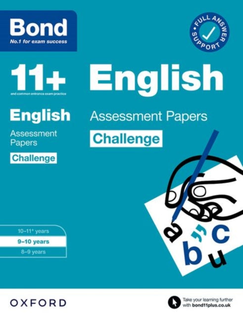 Book cover of: Bond 11+: Bond 11+ English Challenge Assessment Papers 9-10 years (for GL Assessment & other 11 plus exams). By: Sarah Lindsay