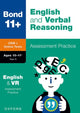Book cover of: Bond 11+ CEM English & Verbal Reasoning Assessment Papers 10-11 Years (now Cambridge Select Insight). By: Michellejoy Hughes