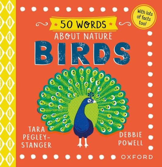 Book cover of: 50 Words About Nature: Birds. By: Debbie Powell