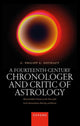 Book cover of: Fourteenth-Century Chronologer and Critic of Astrology. By: Philipp Nothaft