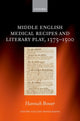Book cover of: Middle English Medical Recipes and Literary Play, 1375-1500. By: Hannah Bower