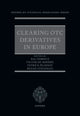 Book cover of: Clearing OTC Derivatives in Europe. By: Bas Zebregs
