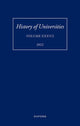 Book cover of: History of Universities: Volume XXXV / 2. By: Mordechai Feingold