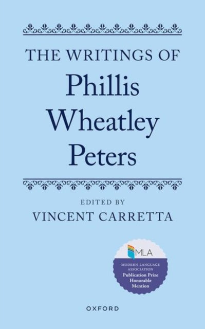 Book cover of: Writings of Phillis Wheatley Peters. By: Vincent Carretta