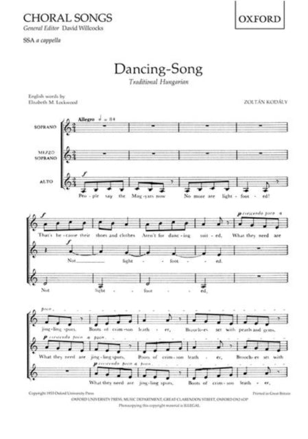 Book cover of: Dancing-Song