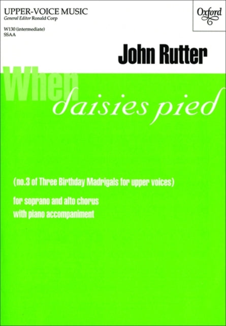 Book cover of: When daisies pied