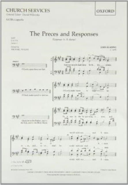 Book cover of: Preces and Responses