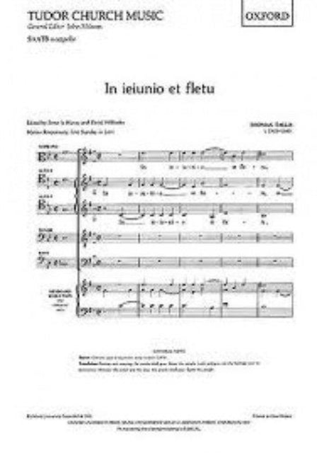 Book cover of: In ieiunio et fletu