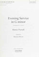 Book cover of: Evening Service in G minor. By: Henry PURCELL