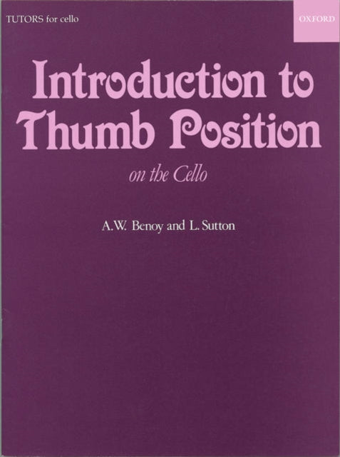 Book cover of: Introduction to Thumb Position