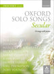 Book cover of: Oxford Solo Songs: Secular