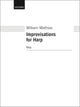 Book cover of: Improvisations for Harp. By: William Mathias