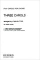 Book cover of: Three Carols. By: John Rutter