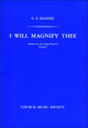 Book cover of: I will magnify Thee. By: George Frideric Handel