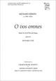 Book cover of: O vos omnes