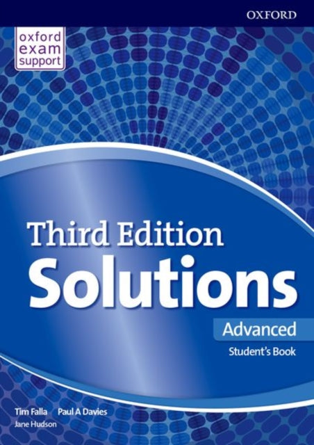 Book cover of: Solutions: Advanced: Student's Book and Online Practice Pack. By: Oxford Dictionary Staff