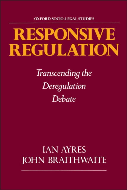 Book cover of: Responsive Regulation. By: Ian Ayres