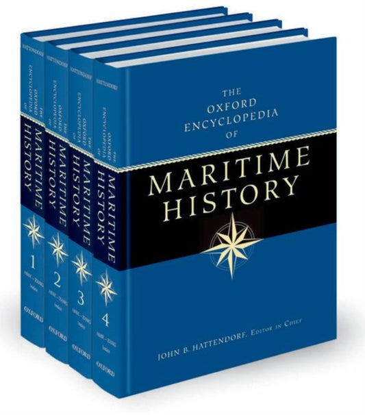 Book cover of: Oxford Encyclopedia of Maritime History. By: John B. Hattendorf