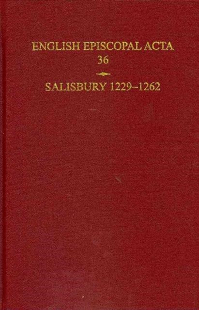 Book cover of: Salisbury 1229-1262. By: B. R. Kemp