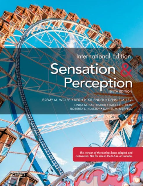 Book cover of: Sensation and Perception. By: Jeremy Wolfe