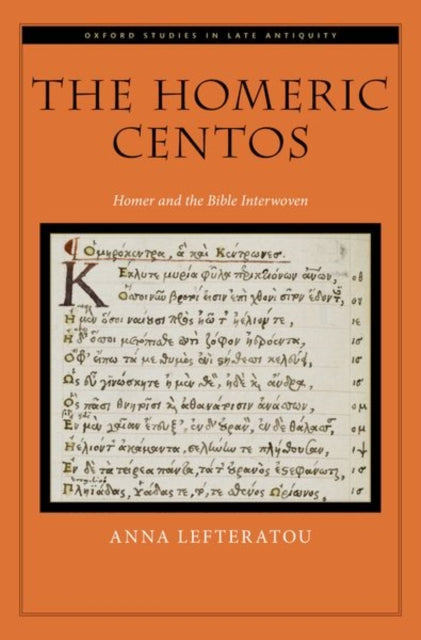 Book cover of: Homeric Centos. By: Anna Lefteratou