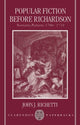 Book cover of: Popular Fiction before Richardson
