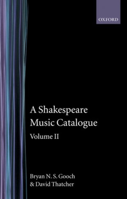 Book cover of: Shakespeare Music Catalogue: Volume II
