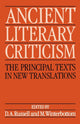 Book cover of: Ancient Literary Criticism