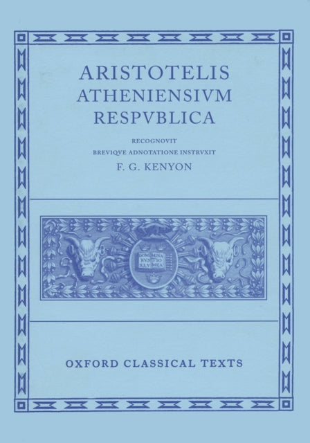 Book cover of: Aristotle Atheniensium Respublica